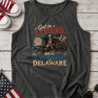 Get in Losers, We're Crossing Delaware Patriotic George Washington Vintage Design Tank Top