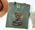 Patriotic 'Red, White, & Body Slams' Graphic T-Shirt, Wrestling Tee