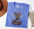 Patriotic 'Red, White, & Body Slams' Graphic T-Shirt, Wrestling Tee