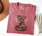 Patriotic 'Red, White, & Body Slams' Graphic T-Shirt, Wrestling Tee