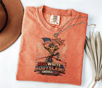 Patriotic 'Red, White, & Body Slams' Graphic T-Shirt, Wrestling Tee