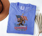Stars, Stripes & Sasquatch T-Shirt, Patriotic America 250 Bigfoot Graphic Tee