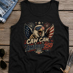 Patriotic Eagle Tank Top — “Caw Caw It's America 250” Vintage Fourth of July Shirt