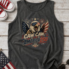 Patriotic Eagle Tank Top — “Caw Caw It's America 250” Vintage Fourth of July Shirt