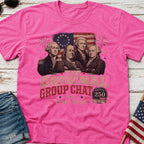 The Original Constitution Group Chat Vintage Patriotic T‑Shirt, America250