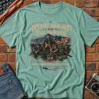 Row Hard or Go Home T-Shirt, Delaware Row Boat Club America 250 Tee