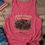 Row Hard or Go Home Tank Top, Delaware Row Boat Club America 250