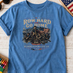 Row Hard or Go Home Youth Tee, Delaware Row Boat Club America 250