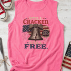 Liberty Bell "Still Cracked, Still Free" Patriotic Tank Top, America 250