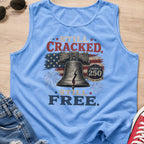 Liberty Bell "Still Cracked, Still Free" Patriotic Tank Top, America 250