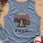 Liberty Bell "Still Cracked, Still Free" Patriotic Tank Top, America 250