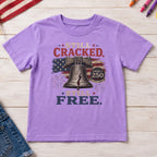 Liberty Bell "Still Cracked, Still Free" Patriotic Youth Tee, America 250