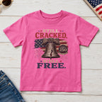 Liberty Bell "Still Cracked, Still Free" Patriotic Youth Tee, America 250