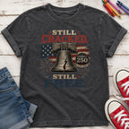 Liberty Bell "Still Cracked, Still Free" Patriotic Youth Tee, America 250