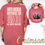 America 1776 World Tour T-Shirt, America 250 Independence Tour Tee