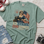 13 Stars Zero Regrets Vintage Betsy Ross Flag T-Shirt