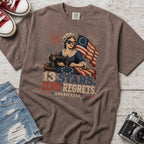 13 Stars Zero Regrets Vintage Betsy Ross Flag T-Shirt
