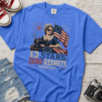 13 Stars Zero Regrets Vintage Betsy Ross Flag T-Shirt