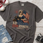 13 Stars Zero Regrets Vintage Betsy Ross Flag T-Shirt