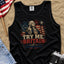 Try Me Britain Tank Top, Patriotic America 250 Independence Day