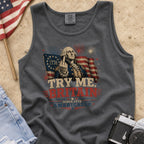 Try Me Britain Tank Top, Patriotic America 250 Independence Day