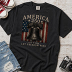 Liberty Bell "Still Cracked, Still Free" Patriotic T-Shirt, America 250