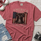 Liberty Bell "Still Cracked, Still Free" Patriotic T-Shirt, America 250