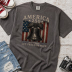 Liberty Bell "Still Cracked, Still Free" Patriotic T-Shirt, America 250