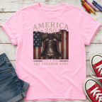 Liberty Bell "Still Cracked, Still Free" Patriotic Youth Tee, America 250