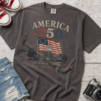 America 250 Anniversary T-Shirt, 1776–2026 Flag Heritage Tee, One Nation One People One Future