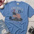 America 250 Anniversary T-Shirt, 1776–2026 Flag Heritage Tee, One Nation One People One Future