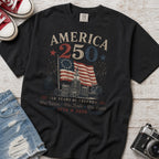 America 250 Anniversary T-Shirt, 1776–2026 Flag Heritage Tee, One Nation One People One Future