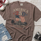 America 250 Anniversary T-Shirt, 1776–2026 Flag Heritage Tee, One Nation One People One Future