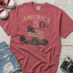 America 250 Anniversary T-Shirt, 1776–2026 Flag Heritage Tee, One Nation One People One Future