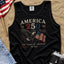 America 250 Tank Top, 250 Years of Freedom Flag & Eagle Independence Day Shirt