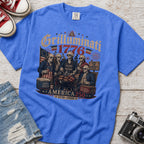 Founding Fathers Grilluminati Patriotic T-Shirt, America250 1776–2026 Vintage Tee