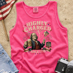 Highly Charged Since 1776 Benjamin Franklin Patriotic Beer America250 Tank Top