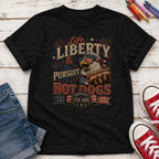 Life, Liberty & The Hot Dogs Patriotic Eagle BBQ America 250 Youth Tee