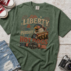 Life, Liberty & The Hot Dogs Patriotic Eagle BBQ America 250 T-Shirt
