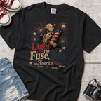 Light the Fuse, Boys Vintage America 250 Fourth of July T-Shirt