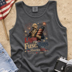 Light the Fuse, Boys Vintage America 250 Fourth of July Tank Top