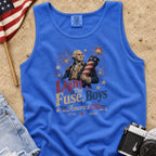 Light the Fuse, Boys Vintage America 250 Fourth of July Tank Top