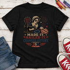 Betsey Ross 'Made It, Nailed It, Changed History' Vintage Sewing 1776 Flag Youth Tee, America 250