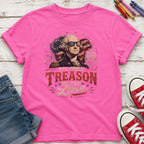 It's Only Treason If You Lose Patriotic George Washington Flag Youth Tee
