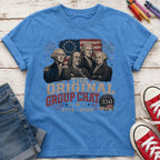 The Original Constitution Group Chat Vintage Patriotic Youth Tee, America250