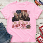 The Original Constitution Group Chat Vintage Patriotic Youth Tee, America250