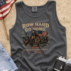 Row Hard or Go Home Tank Top, Delaware Row Boat Club America 250