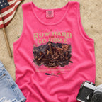 Row Hard or Go Home Tank Top, Delaware Row Boat Club America 250