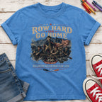 Row Hard or Go Home Youth Tee, Delaware Row Boat Club America 250