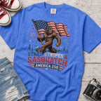 Stars, Stripes & Sasquatch T-Shirt, Patriotic America 250 Bigfoot Graphic Tee